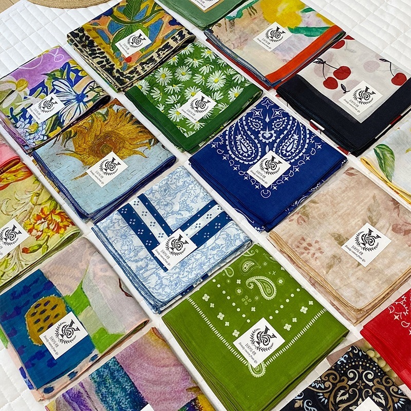 Bandana Cotton - Квадратный платок из 100% хлопка для