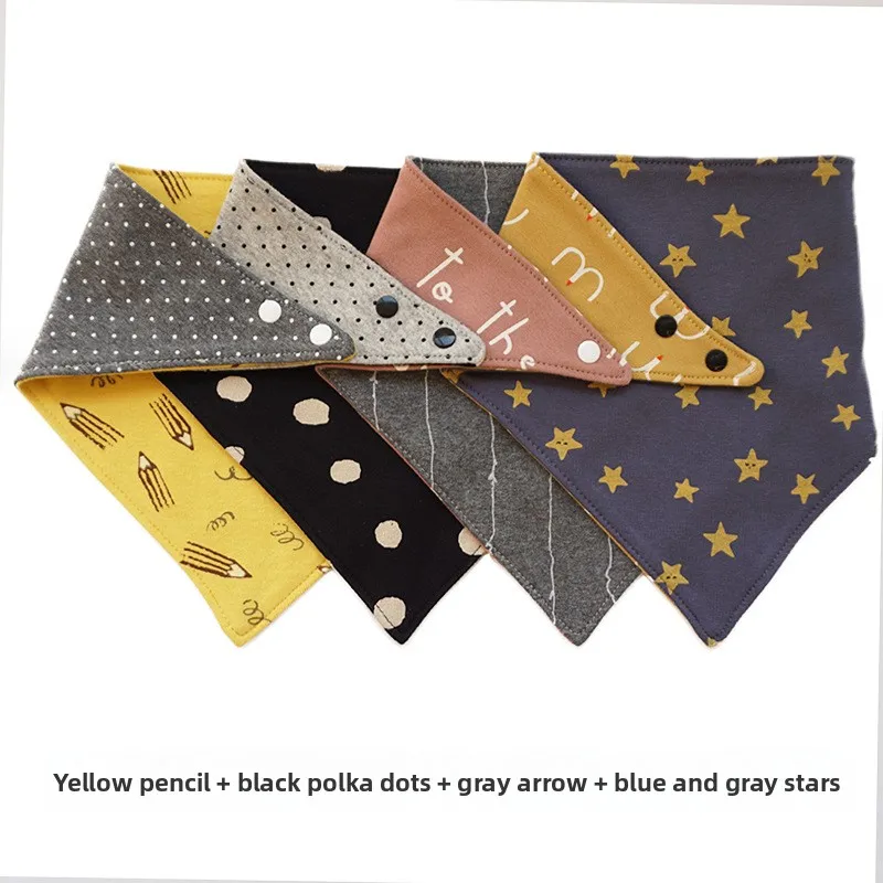 Bandana Cotton - INS Хлопковые детские нагрудники-банданы в корейском