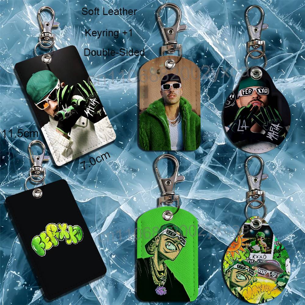 Lanyard Badge Holder - Кожаный брелок-держатель для бейджа FERXXO VOL