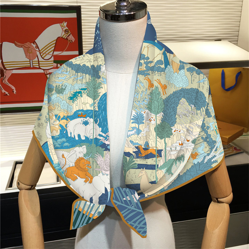 Шелковый шарф, женские квадрат – обзор и цена Face Scarf Mask