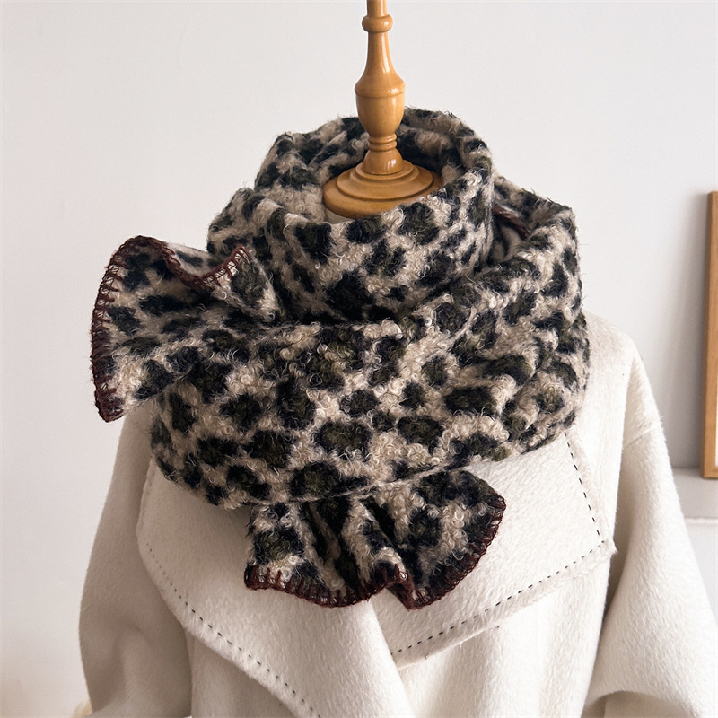Осенне-зимний леопардовый шарф – обзор и цена Pashmina Wrap Large