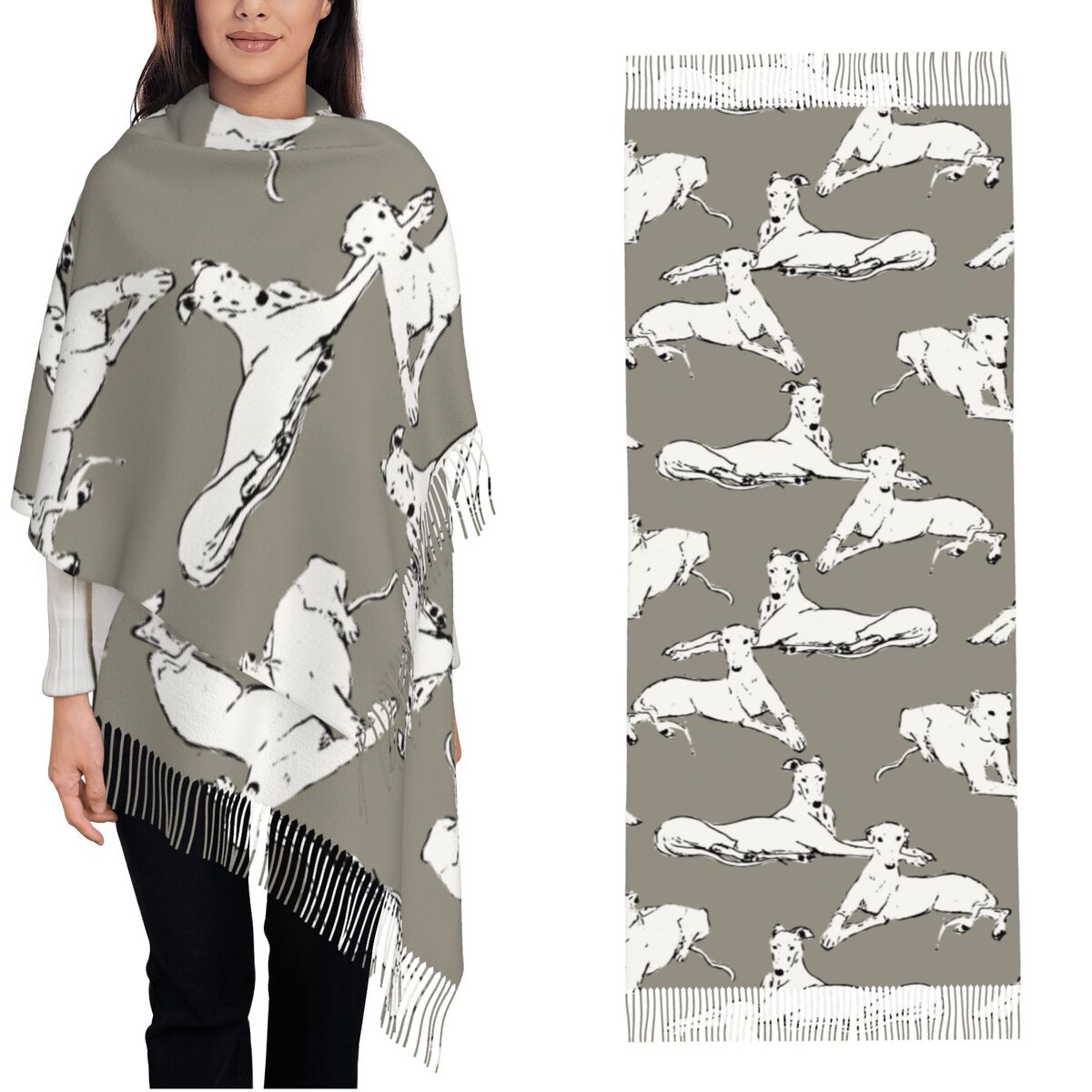 Расслабляющий шарф борзой уипп – обзор и цена Pashmina Wrap Large