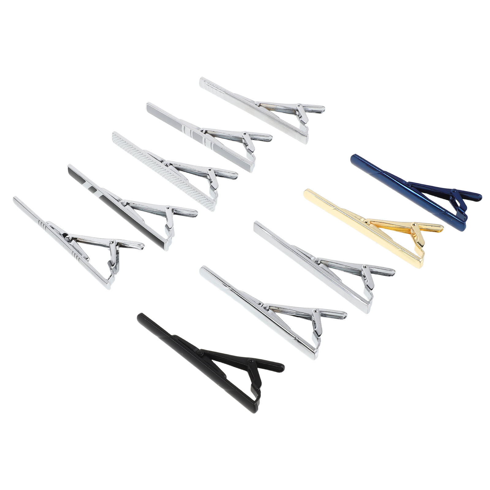 Набор из 10 зажимов для галсту – обзор и цена Tie Bar Set Gift