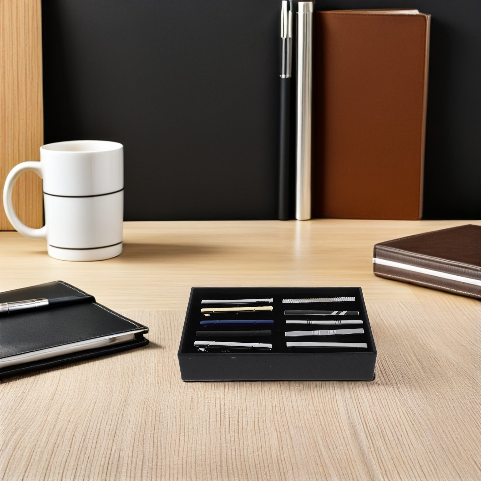 Набор из 10 зажимов для галсту – обзор и цена Tie Bar Set Gift