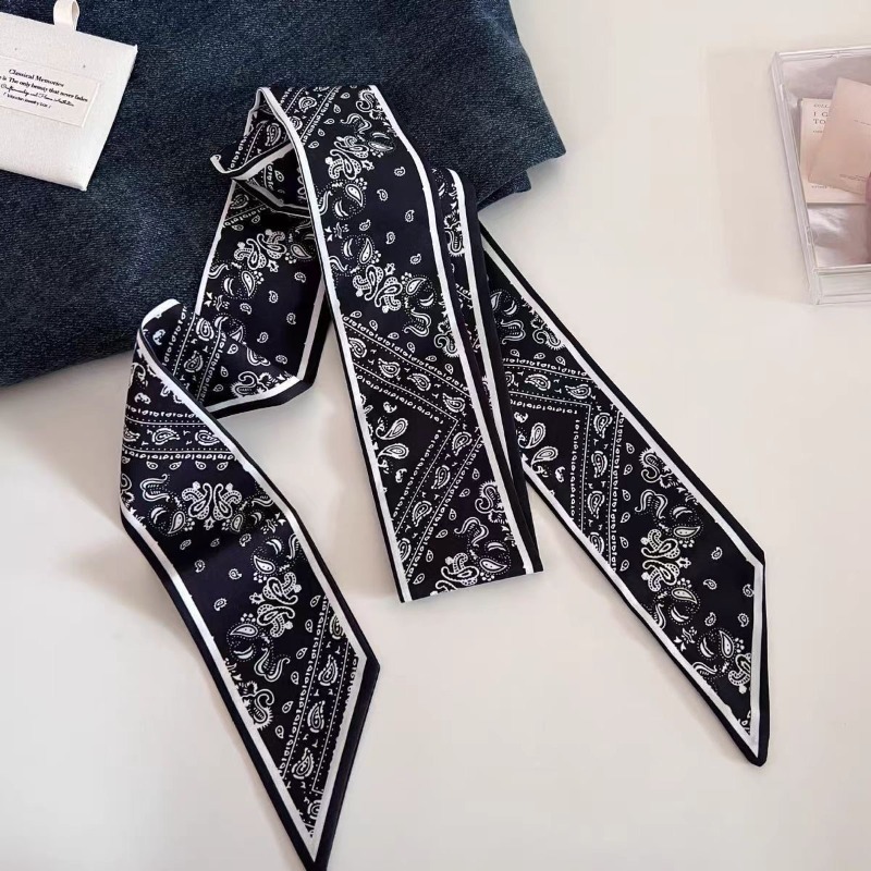 Черно-белый двусторонний шарф  – обзор и цена Ascot Neck Scarf