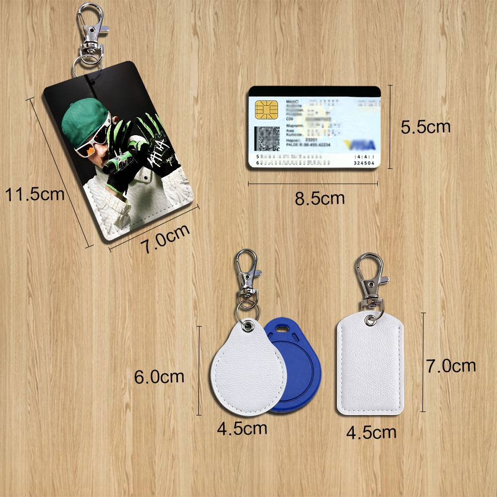 Кожаный брелок-держатель для б – обзор и цена Lanyard Badge Holder