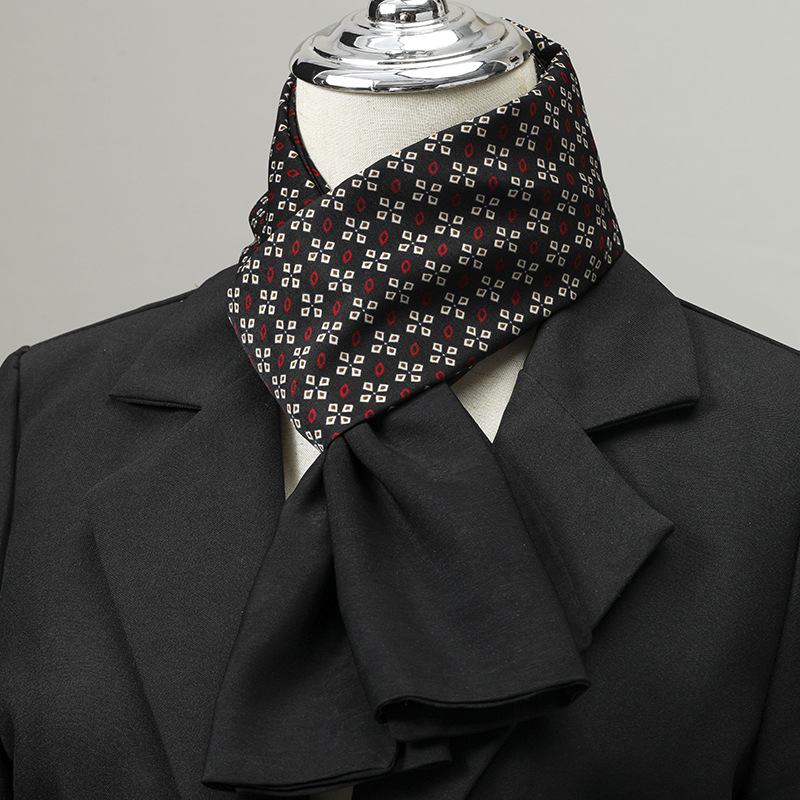 Мужской шарф, имитация шелка,  – обзор и цена Ascot Neck Scarf