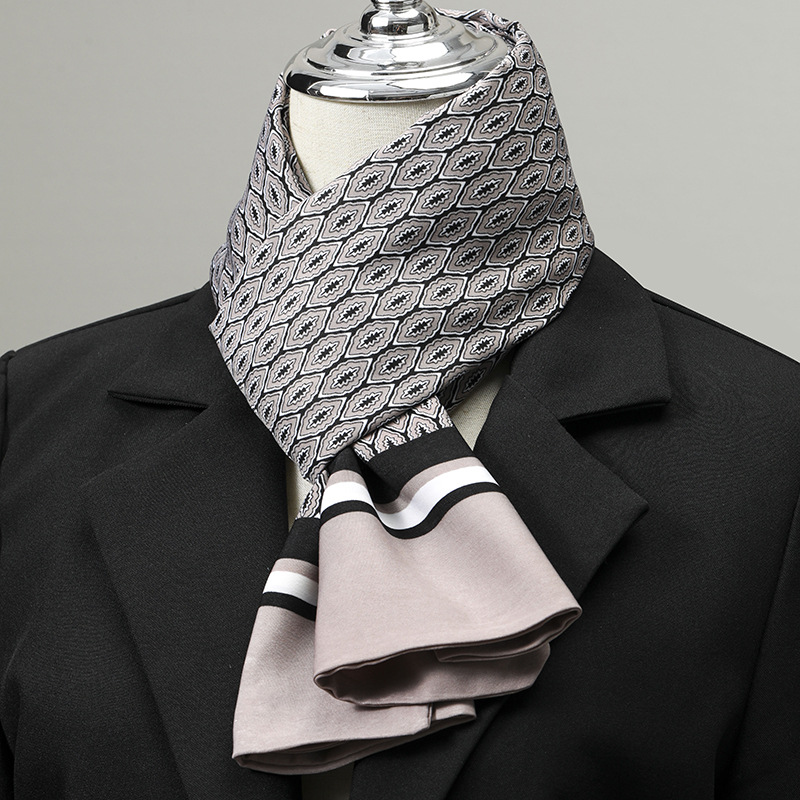 Мужской шарф, имитация шелка,  – обзор и цена Ascot Neck Scarf