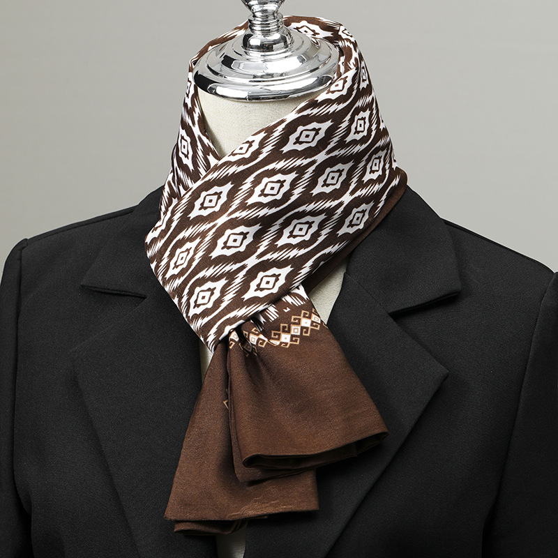 Мужской шарф, имитация шелка,  – обзор и цена Ascot Neck Scarf