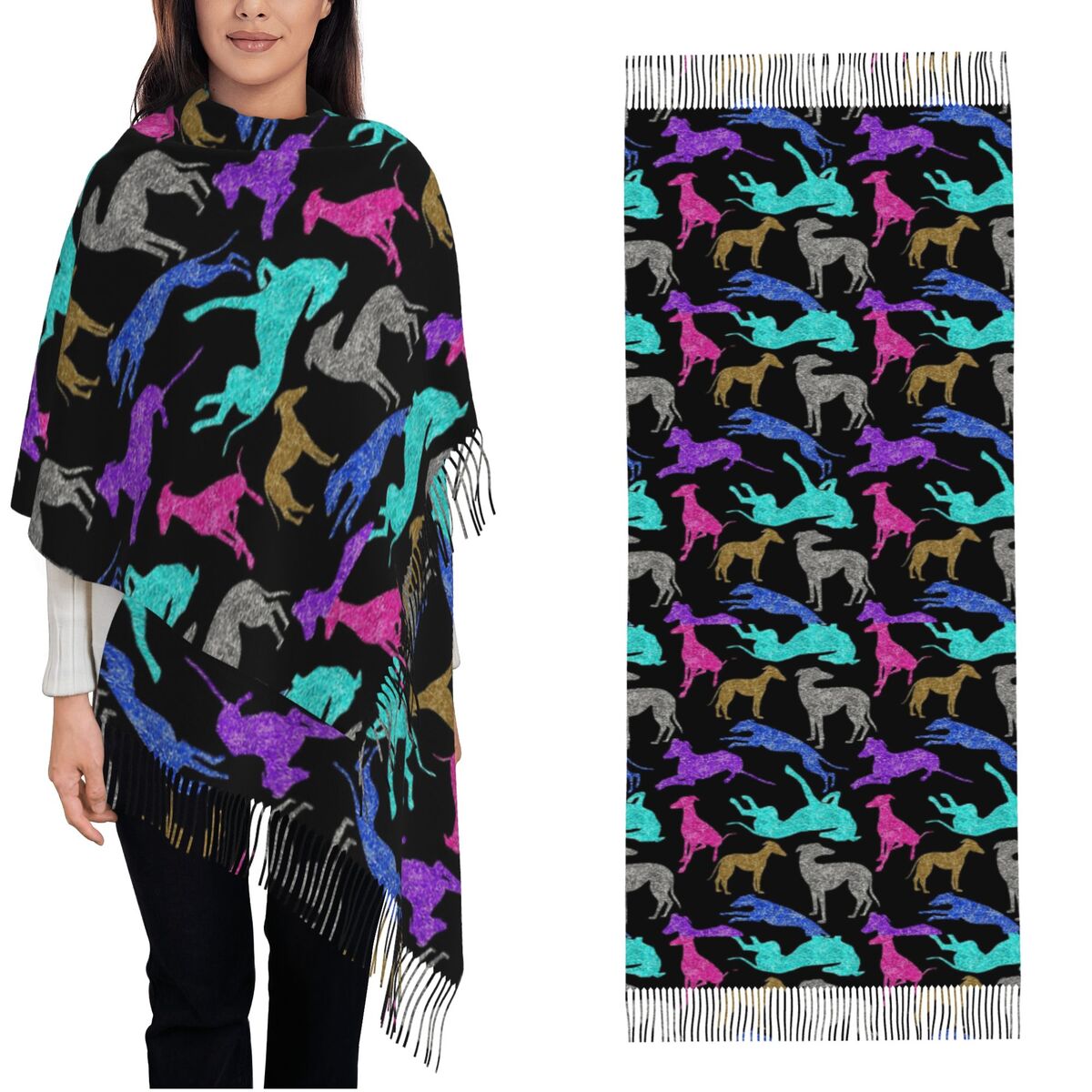 Комбинированный шарф Greyt Gre – обзор и цена Pashmina Wrap Large