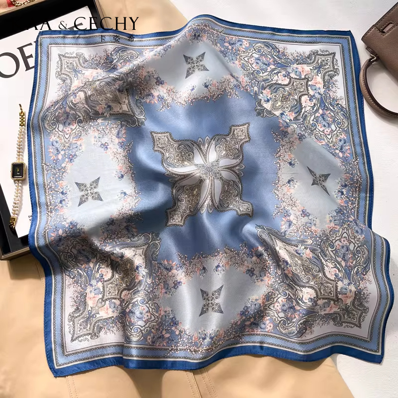 Шелковый платок-бандана 50 см  – обзор и цена Ascot Neck Scarf