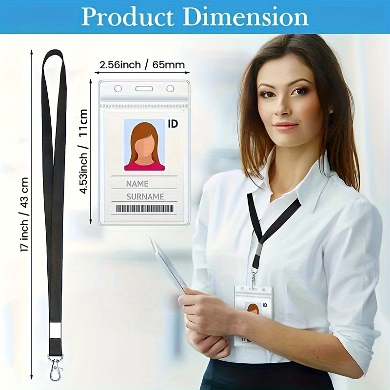 Прозрачный водонепроницаемый д – обзор и цена Lanyard Badge Holder